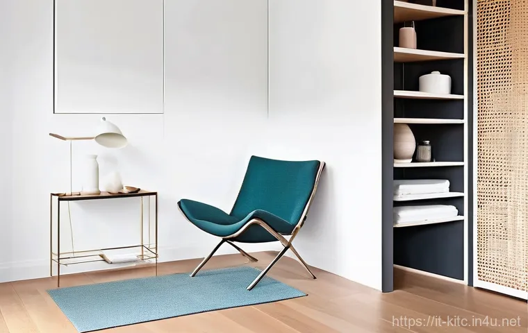 초경량 접이식 주방 의자 추천 - **Prompt 1:** A serene and impeccably organized modern Italian city apartment living space, flooded ...